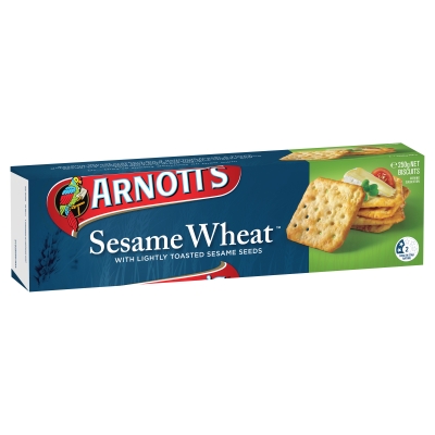 Arnott's Sesame Wheat Cracker Biscuits 250g