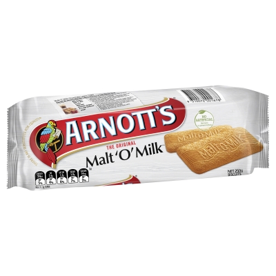 Arnott's Malt 'O' Milk Biscuits 250g