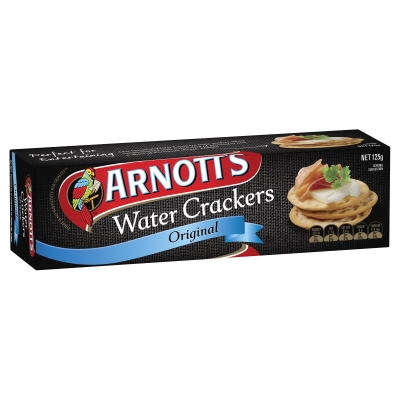 Arnott's Water Crackers Original 125g