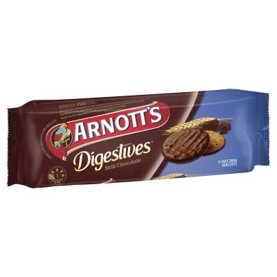 Arnott's Digestives Milk Chocolate 200g