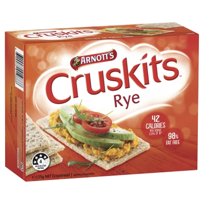 Arnott's Cruskits Rye 125g