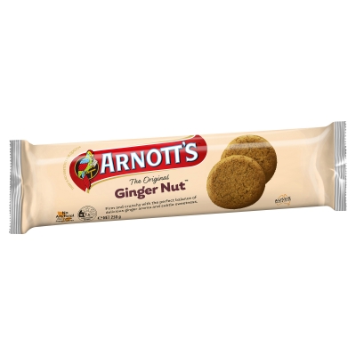 Arnott's Ginger Nut Biscuits 250g