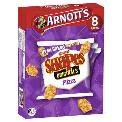 Arnott's Shapes Originals Pizza 8 Pack 200g