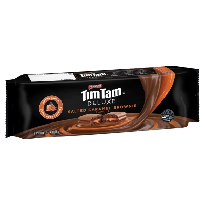 Arnott's Tim Tam Deluxe Salted Caramel Brownie 175g
