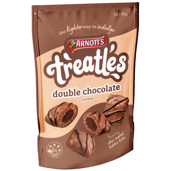 Arnott's Treatles Biscuits Double Chocolate 90g