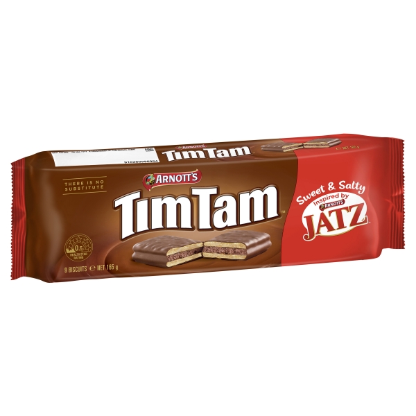Arnott's Tim Tams Sweet & Salty Jatz 165g