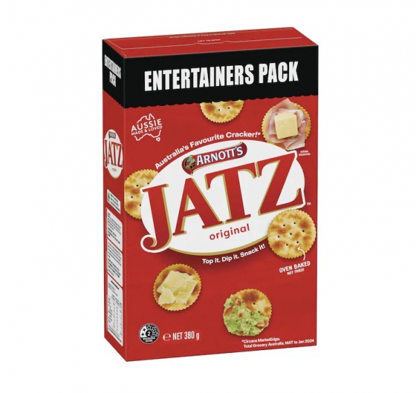 Arnott's Jatz Crackers Entertainers Pack 380g | Adelaide's Finest ...