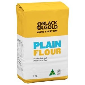 Black & Gold Plain Flour 1kg