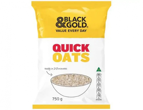 Black & Gold Oats Quick 750g
