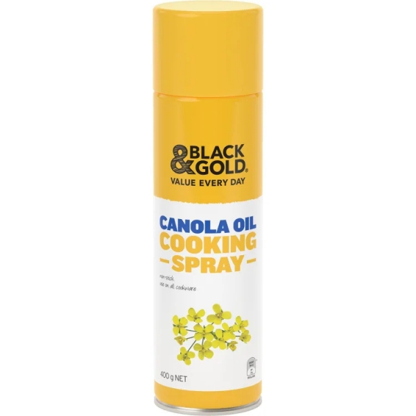 Black & Gold Canola Cooking Spray 400g
