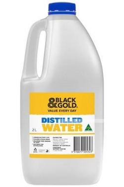 Black & Gold Distilled Water 2lt