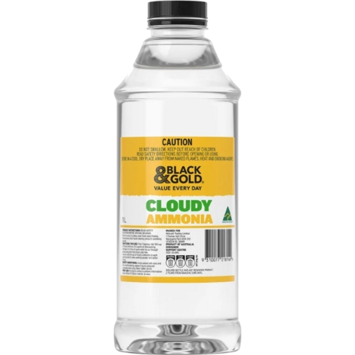 Black & Gold Cloudy Ammonia 1lt