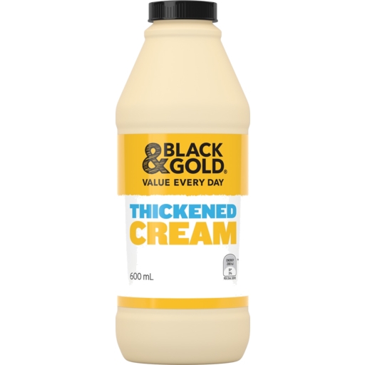 Black & Gold Thickened Cream 600ml