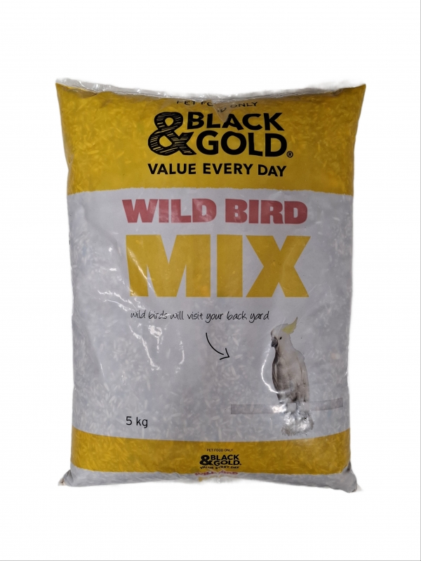 Black & Gold Wild Bird Mix 5kg
