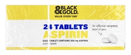 Black & Gold Aspirin Tablets 24 Pack