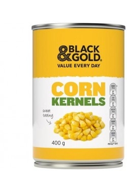 Black & Gold Corn Kernels 400g