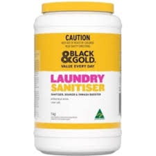 Black & Gold Laundry Sanitiser 1kg