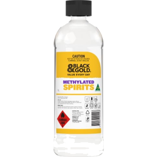 Black & Gold Methylated Spirits 1lt