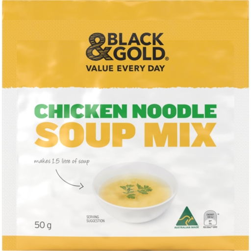 Black & Gold Soup Mix Chicken Noodle 50g