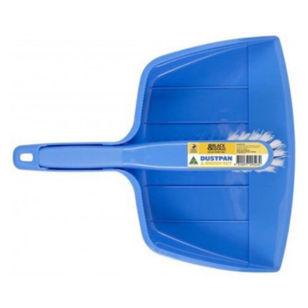 Black & Gold Dustpan & Brush Set
