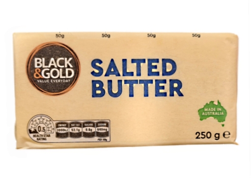 Black & Gold Butter Salted 250g