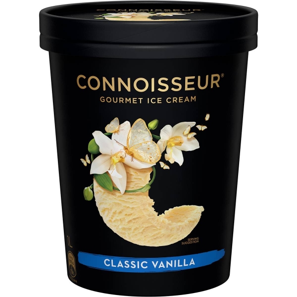 Connoisseur Ice Cream Classic Vanilla 1lt