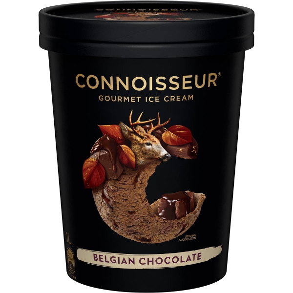 Connoisseur Ice Cream Belgian Chocolate 1lt