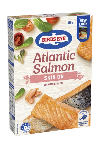 Birds Eye Frozen Salmon Fillets Natural 2 Pack 250g