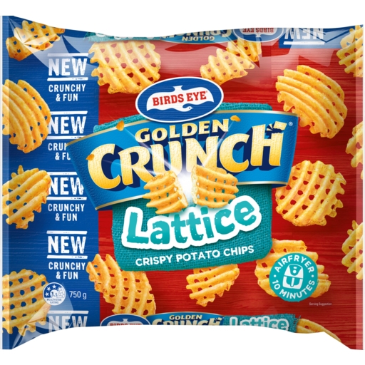 Birds Eye Golden Crunch Lattice 750g