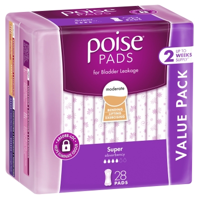 Poise Pads Super 28 Pack