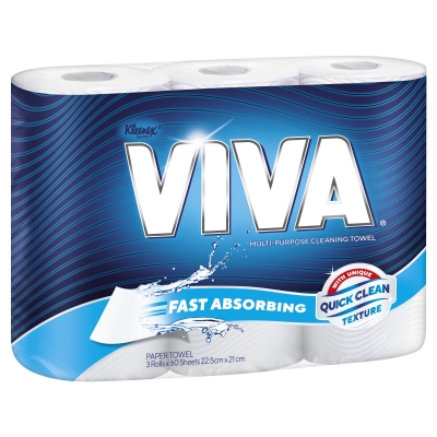 Viva Paper Towel White 3 Pack