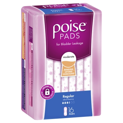 Poise Pads Regular 16 Pack