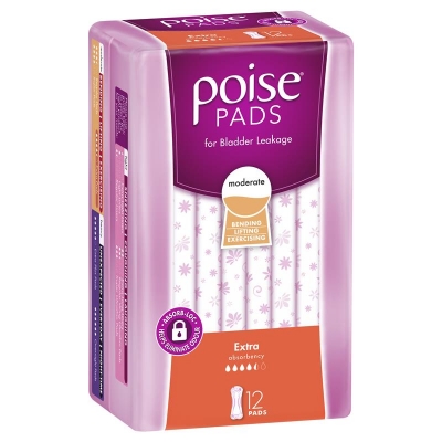 Poise Pads Extra 12 Pack