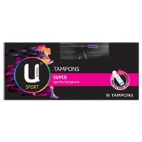 U By Kotex Sport Tampons Super 16 Pack
