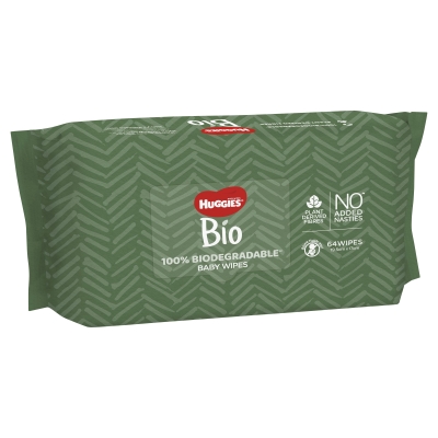 Huggies Ultimate Biodegradable Baby Wipes 64 Pack