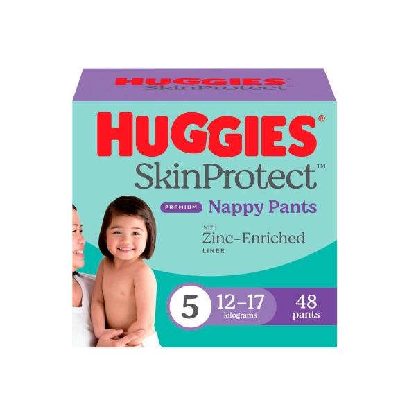 Huggies Nappy Pants Skin Protect Size 5 48 Pack