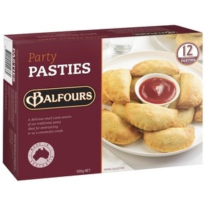 Balfours Party Pasties 12 Pack 500g