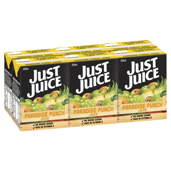 Just Juice Paradise Punch Juice 6 x 200ml