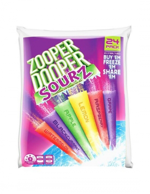 Zooper Dooper Sourz 24 Pack