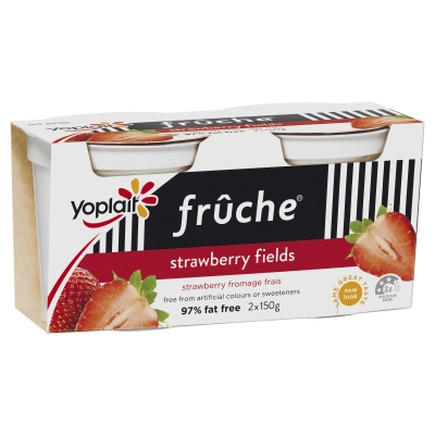 Fruche Strawberry Fields 2 x 150g