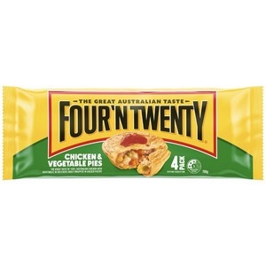 Four N Twenty Pies Chicken & Vegetable 4 Pack 700g
