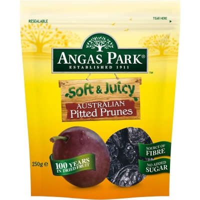 Angas Park Soft & Juicy Prunes 250g