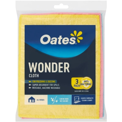 Oates Cloth Wonder 3 Pack