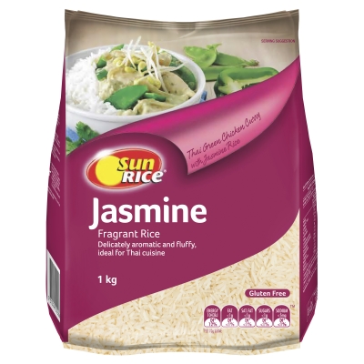 Sunrice Jasmine Fragrant Rice 1kg