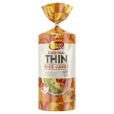 Sunrice Thin Rice Cakes Original 150g