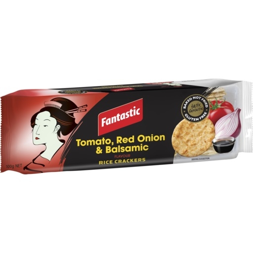 Fantastic Rice Cracker Tomato Red Onion & Balsamic 100g