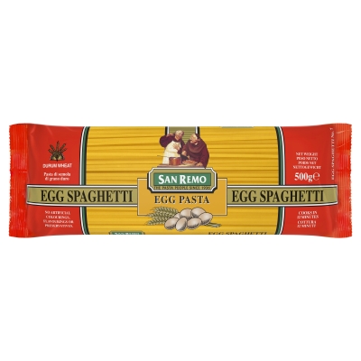 San Remo Dry Pasta Egg Spaghetti #7 500g
