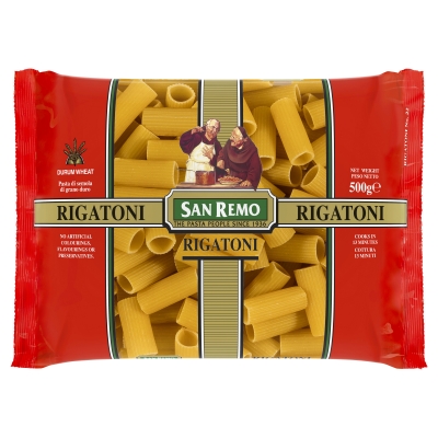 San Remo Dry Pasta Rigatoni #22 500g