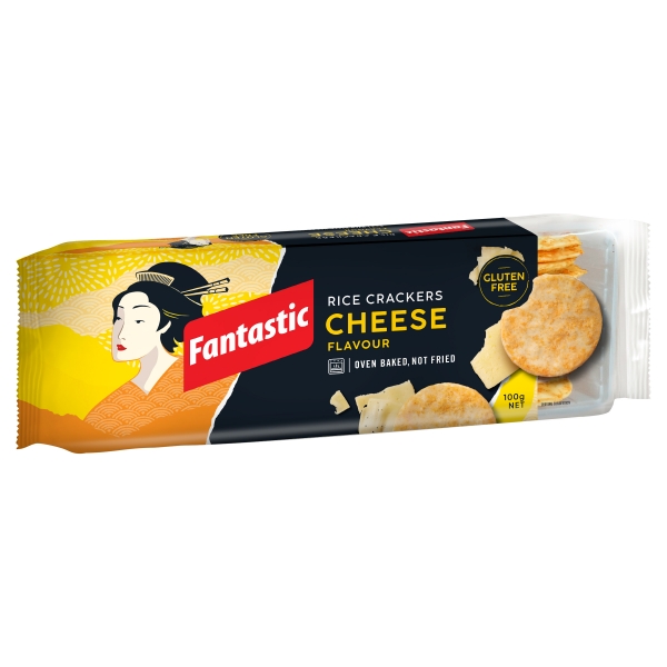 Fantastic Rice Crackers Cheese 100g | Adelaide's Finest Supermarkets