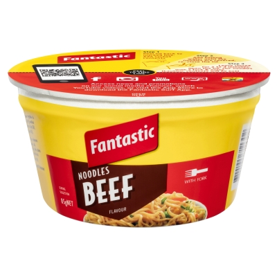 Fantastic Bowl Noodles Beef 85g